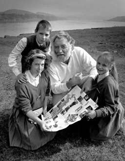 00491 Collection: Dr David Bellamy with Lindsey Collier, Paul Taylor and Donna Staite on 1st May 1990