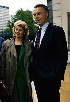 Hands In Pockets Prints: Dr David Owen MP former leader of the Social Democratic Party SDP