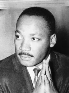 00063 Prints: Dr Martin Luther King civil rights activist in the Chapter House St Pauls Cathedral