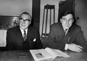 Dr Robert Edwards (Right) one of the worlds leading authorities on the science of