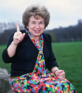 Doctors Prints: Dr Ruth Westheimer April 1987. Sex therapist in London
