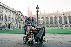 Images Dated 1st September 1988: Dr Stephen Hawking Physics professor and author at Cambridge University
