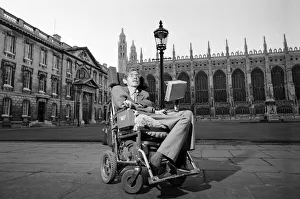 University Prints: Dr Stephen Hawking Physics professor and author at Cambridge University