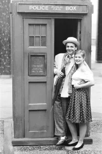 00284 Prints: Dr Who alias Sylvester McCoy seen here at a press conference to promote the new series