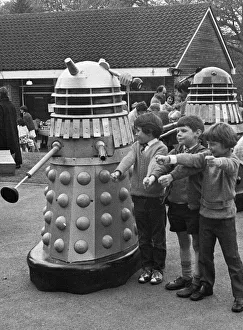 Dr Whos arch enemies the Daleks pay a visit to Woolhampton Primary School in