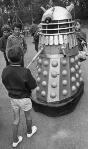 Dr Whos arch enemies the Daleks pay a visit to Woolhampton Primary School in
