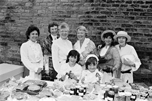Dressed for the occasion- stallholders at Slaithwaithe Elizabethan fair