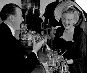 Drink Pubs. Barmaids. Freda - barmaid in Soho public house owned by Roy Marsh