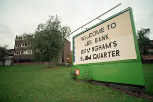 01156 Prints: Drivers into Birmingham city centre are greeted by a new sign in Bristol Street with