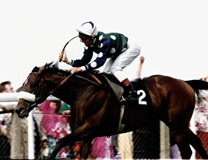 Drum Taps ridden by jockey Frankie Dettori wins at Royal Ascot - June 1993