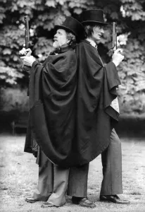 Confrontation Prints: The duellists of Hampstead Heath: Dr. Michael Carson and cine photographer John Barnard