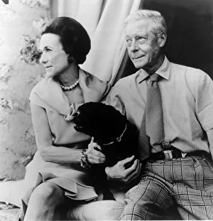 The Duke and Duchess of Windsor, at their home Le Moulin De La Tuileries, near Paris