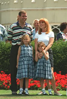 Colour Prints: Duke and Duchess of York at charity golf match to raise money for Motor Neurone Disease