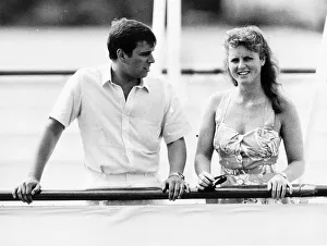 The duke and duchess of york after five days alone in Pomta Delgada looking relaxed