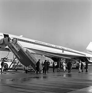 Concorde Prints: The Duke of Edinburgh is to fly the British built Concorde 002 at Mach Two - twice