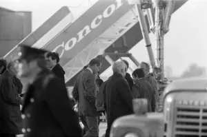 01159 Prints: The Duke of Edinburgh is to fly the British built Concorde 002 at Mach Two - twice