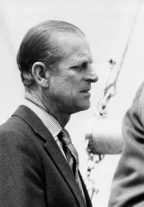 01440 Prints: The Duke of Edinburgh. Prince Philip at the Sailing centre in Gosport. May 1977