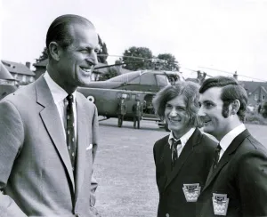 Duke of Edinburgh, Prince Philip during a visit to Bellingham Sports Ground - 21 / 07 / 1971
