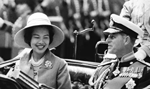 Queen Prints: The Duke of Edinburgh with Queen Sirikit of Thailand - 20 / 07 / 1960