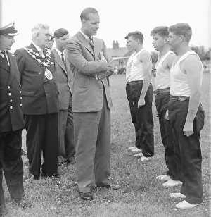 The Duke of Edinburgh visits the region review progress of his award scheme for young