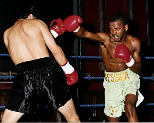 Duke McKenzie Boxing defeats Jesse Benavides in a Bantamweight fight at Lewisham Theatre