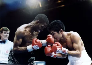 Duke McKenzie left Boxing