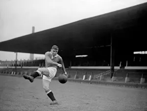 Duncan Edwards of Manchester United in training August 1954