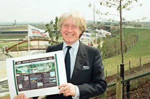 Duncan Hall, Chief Executive of TDC on the Tees Barrage site. 13th July 1995