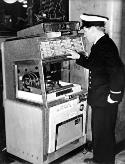 The Dunera has a juke box on board to entertain the children during their leisure hours