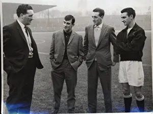 Dunfermline FC April 1961 Jock Stein Fraser Millar and Thomson