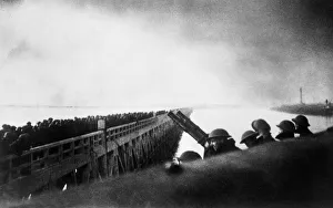 The Dunkirk evacuation, the evacuation of Allied soldiers from the beaches