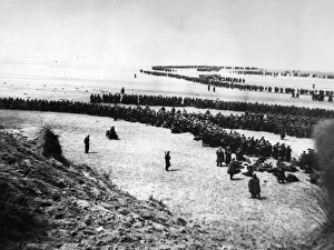 The Dunkirk evacuation, the evacuation of Allied soldiers from the beaches