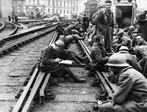 00994 Prints: The Dunkirk evacuation, the evacuation of Allied soldiers from the beaches