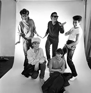 00325 Prints: Duran Duran pose exclusively for the Mirror Rock and Pop Awards. 3rd February 1983