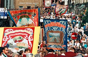 Durham Miners Gala - Crowds take part in the Gala