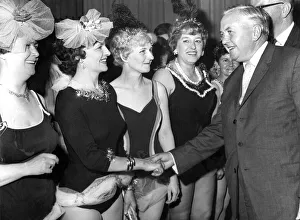 Durham Miners Gala - Harold Wilson meets members of the Brandon Womens Institute