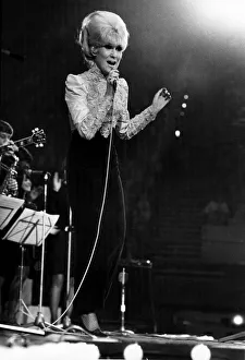 Dusty Springfield performing at The New Musical Express Pop Awards Concert at Wembley