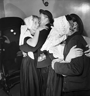 Dutch dancers at a Folk Dancing event at the Royal Albert Hall, London