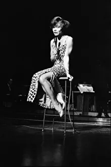 00368 Prints: Eartha Kitt performing at Talk of the Town 7th September 1960