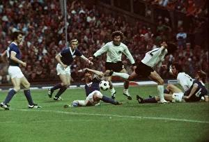 East Germany v West Germany World Cup 1974 football