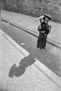 East street Market 100 years celebrations: Four year old boy Tommy Stafford dressed as a