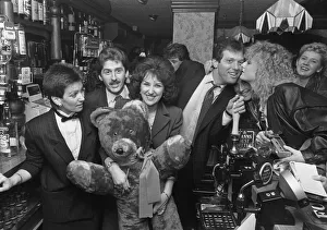 Eastenders Prints: Eastenders Den and Angie Watts put their weight behind the Charity Snowball raising