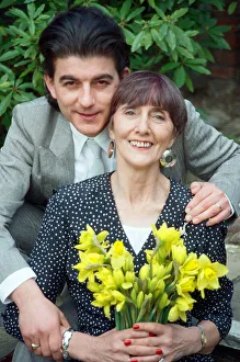 Eastenders Prints: EastEnders stars June Brown (Dot Cotton) and John Altman (Nick Cotton). 23rd March 1990