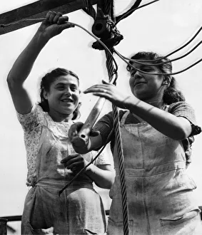 At an eastern mediterranean port, some 150 girls, Lebanese, Armenia