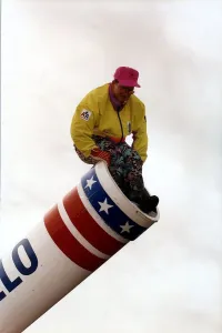00033 Prints: Eddie Edwards Ski-Jump superflop launches new career as a human cannonball