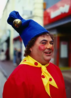 00127 Prints: Eddie Large at opening of Sauchiehall Centre February 1988 Dresses as Noddy