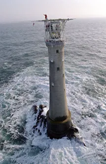 Waves Prints: Eddystone Lighthouse off the coast of Devon in the English Channel