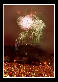 Edinburgh Prints: Edinburgh Festival Fireworks display September 1998