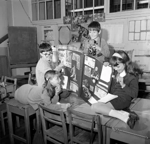Education: Children at St. Aidens R. C. Junior School; Ashington, Northumberland