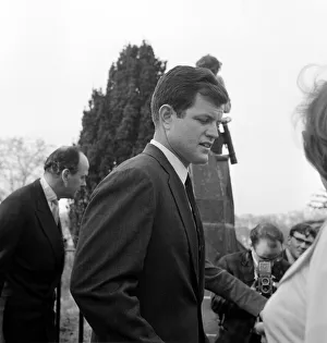 00096 Prints: Edward Kennedy, brother of assassinated American president John F Kennedy